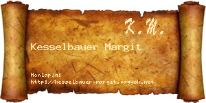 Kesselbauer Margit névjegykártya